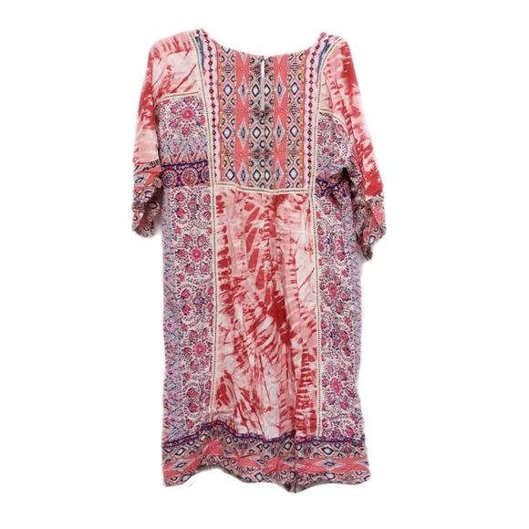 Sundance Womens S Boho Short Sleeve Flowy Wild Provence Dress - Picture 4 of 5
